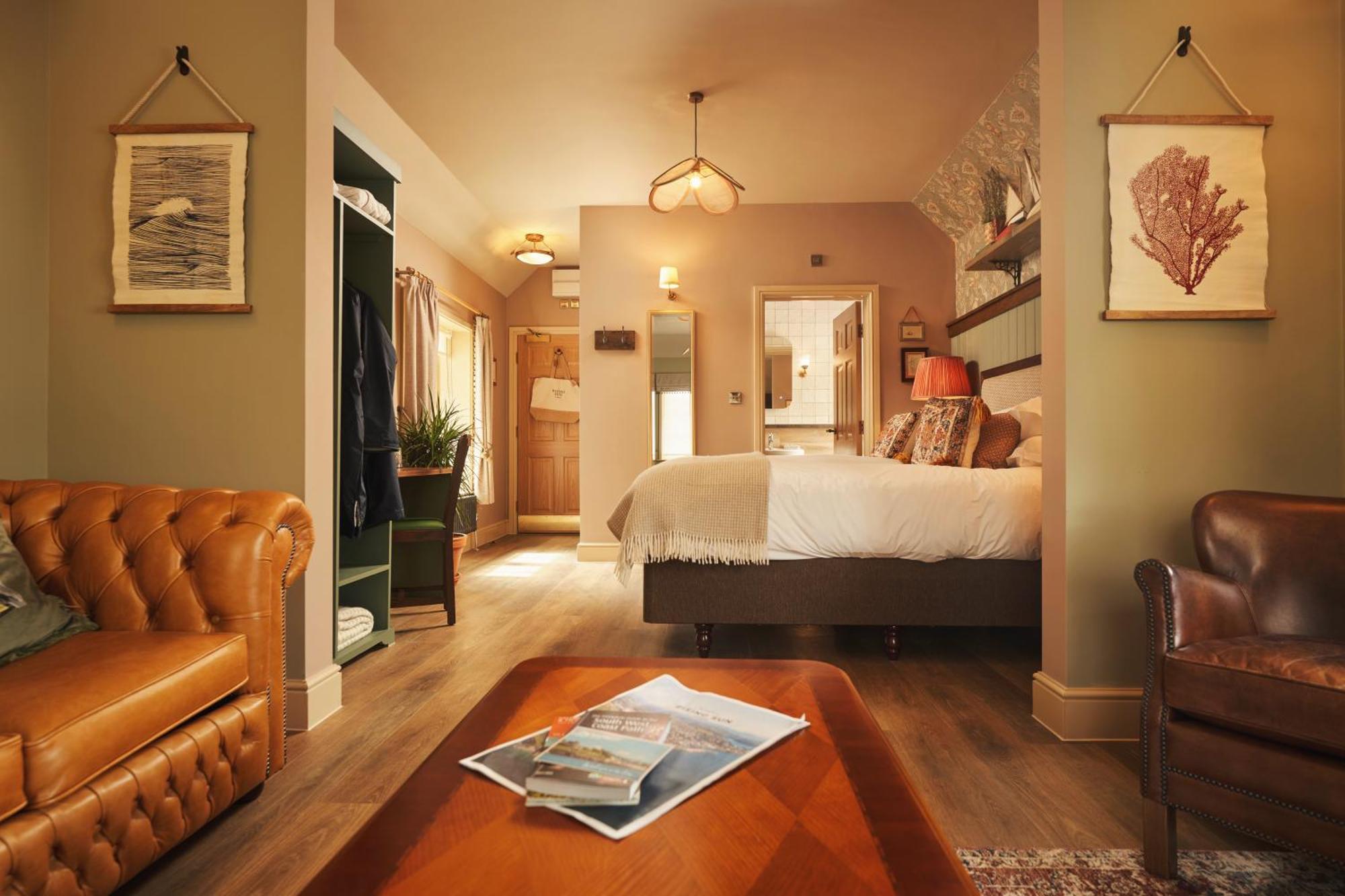 Hotel The Rising Sun Saint Mawes Esterno foto